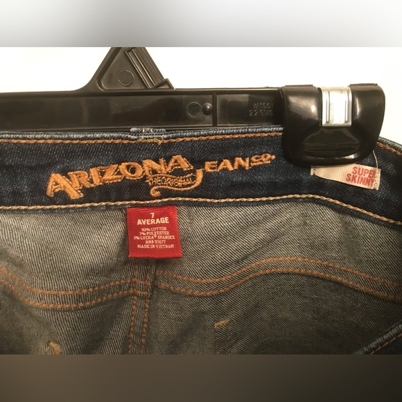 Size 7 Arizona Jean Co. Super Skinny Jeans - Picture 3 of 6